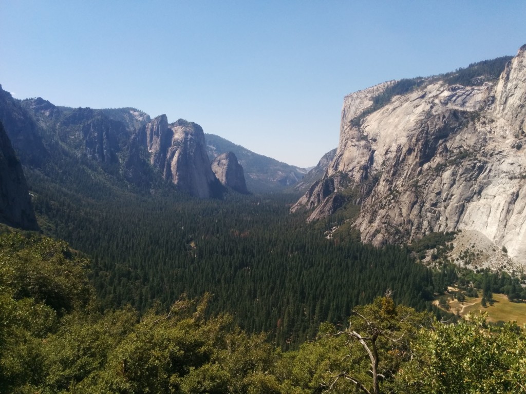 Looking out into the Valley